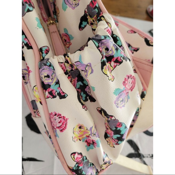 Betsey Johnson French Bulldog Full Size Backpack - Picture 6 of 12